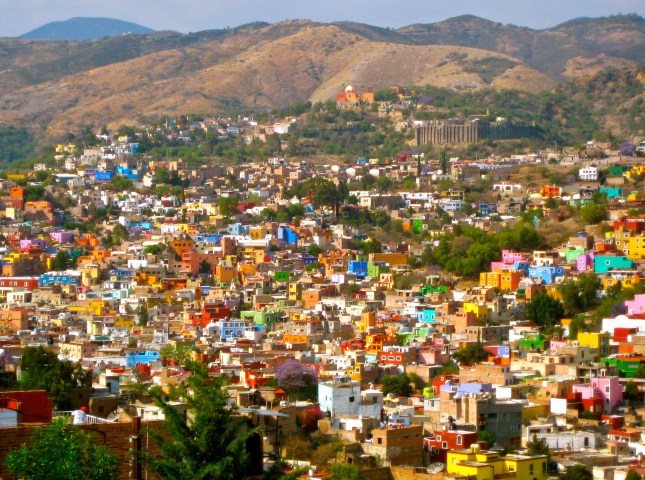 Guanajuato city view