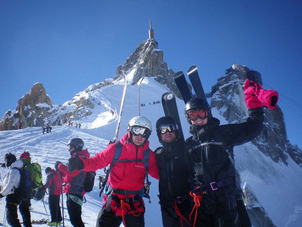 Bilde 5 Gutta på toppen av Aguille du Midi